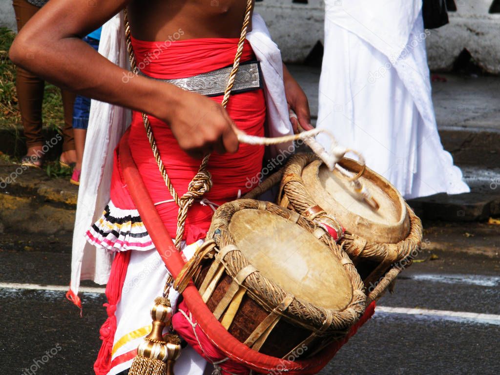 Traditional sri lankan drummers