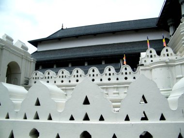 Tapınağı kutsal Tooth Relic Kandy, Sri Lanka, Asya