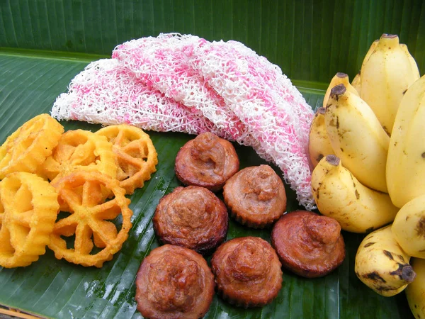 Traditionella Sri Lankas Singalesiska Och Tamil Nyår Godis — Stockfoto