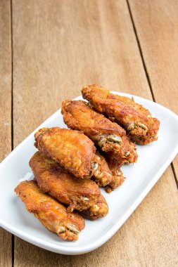 Kızarmış tavuk kanadı. 