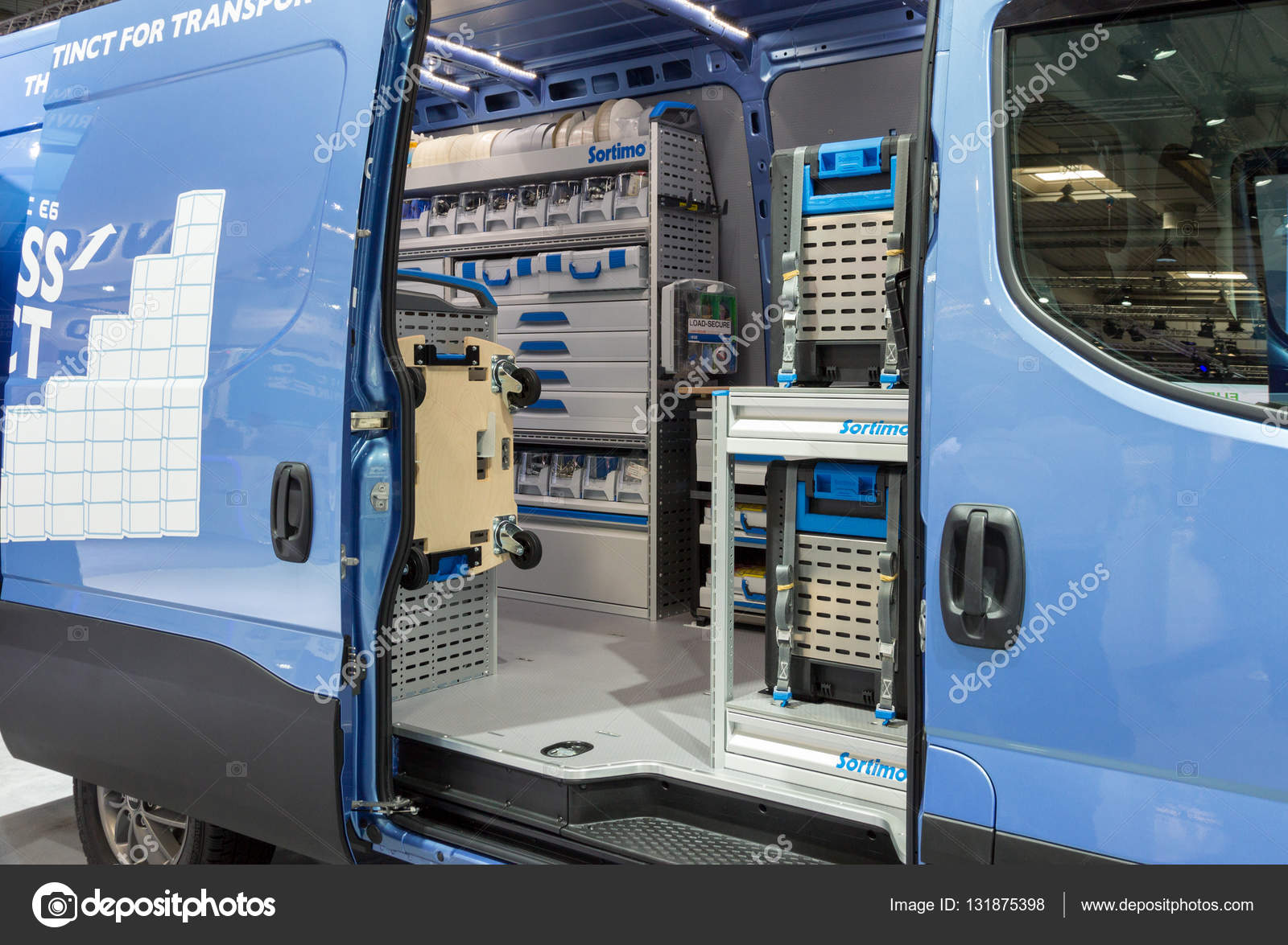 Iveco van with Sortimo in-vehicle storage equipment – Stock Editorial Photo  © Foto-VDW #131875398
