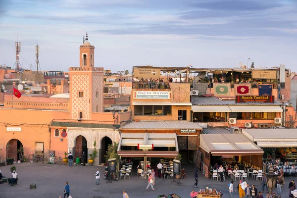 Náměstí Maroko Marrakech — Stock fotografie