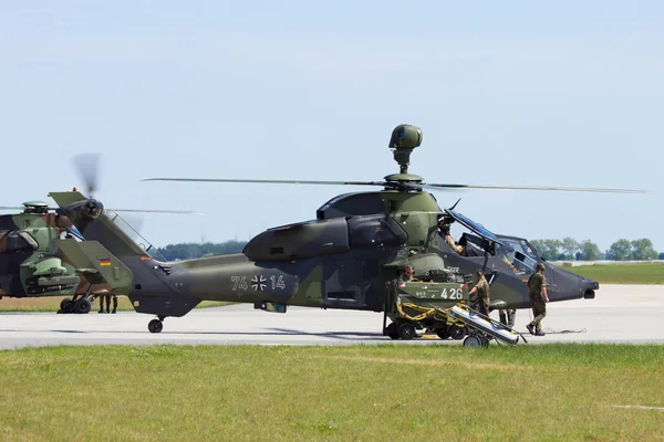 Ec665 Tiger saldırı helikopteri — Stok fotoğraf