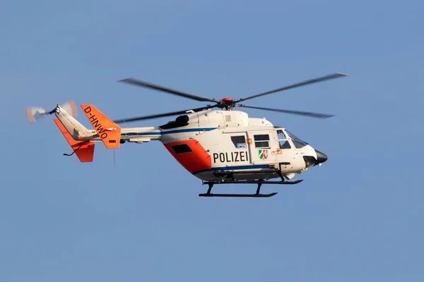 Duitse politie helikopter — Stockfoto