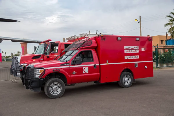 Marokko ambulance vrachtwagen — Stockfoto