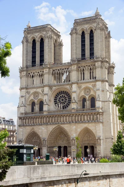 Notre Dame Katedrali Paris — Stok fotoğraf