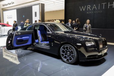 Rolls-Royce Wraith Black Badge car clipart