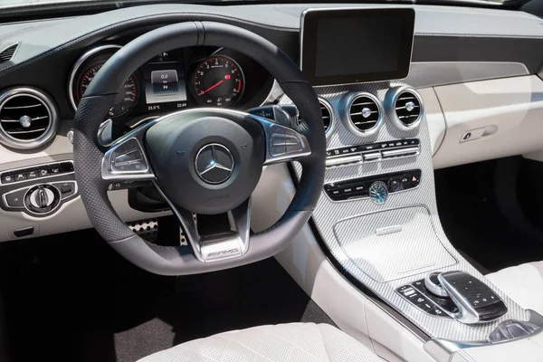 Mercedes AMG coche interior — Foto de Stock