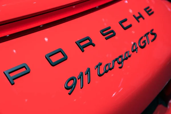 Sportovní vůz Porsche 911 Targa 4 Gts — Stock fotografie