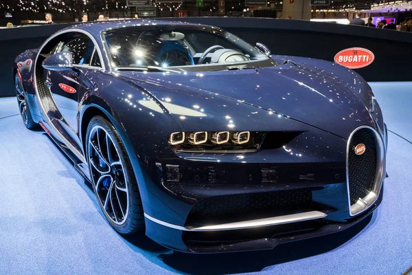 Nieuwe Bugatti Chiron sportscar — Stockfoto