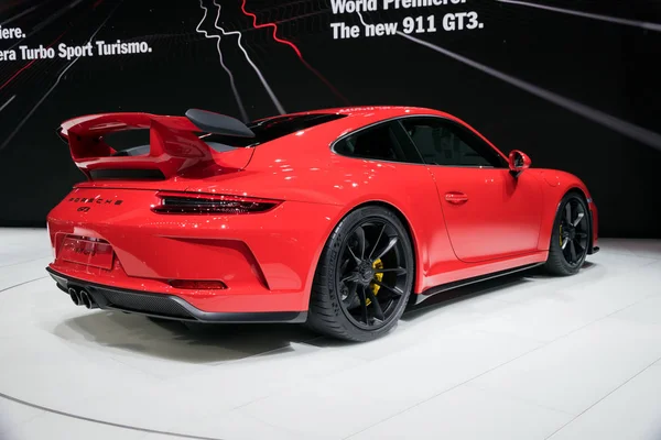 Porsche 911 GT3 2018 voiture de sport — Photo