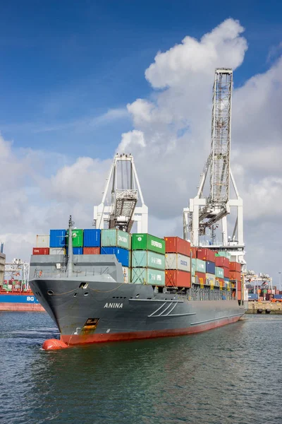 Containerschiffhafen — Stockfoto