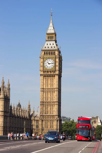 Westminster Bridge Ben London Bign — Zdjęcie stockowe