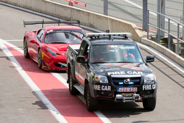 Spa Francorchamps race circuit Belgium — Stock Photo, Image