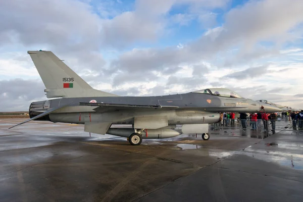 Portugal Air Force F-16 fighter jet airplane — Stock Photo, Image