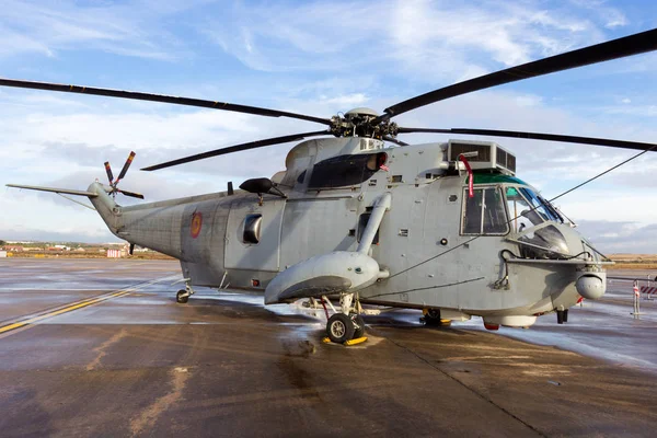 Spain navy Sea King helicopter — Stock Photo, Image
