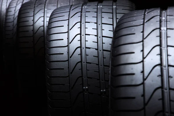 Car tyres black — Stock Photo, Image
