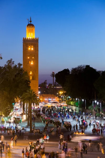Tramonto Marrakech Marocco — Foto Stock