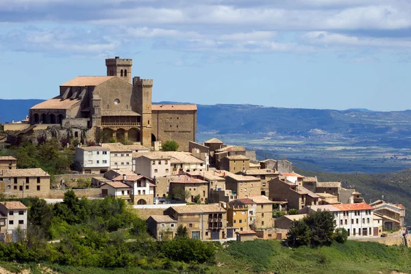 Landscape historic town Navarra Spain — Stock Photo, Image