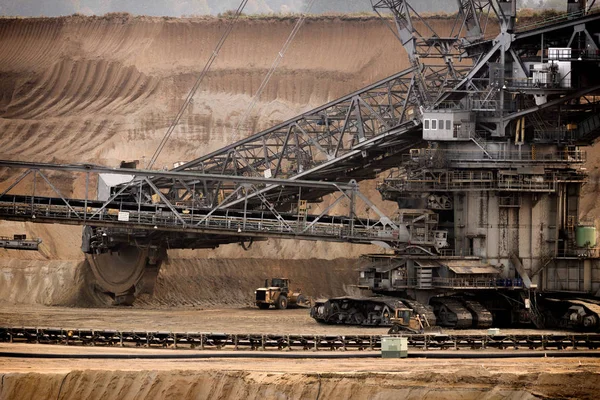 Máquinas de mineração de roda de balde — Fotografia de Stock