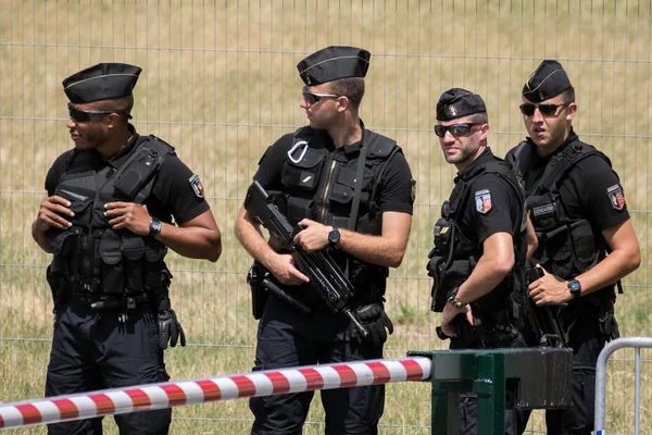 Guardas da Gendarmaria Nacional Francesa — Fotografia de Stock