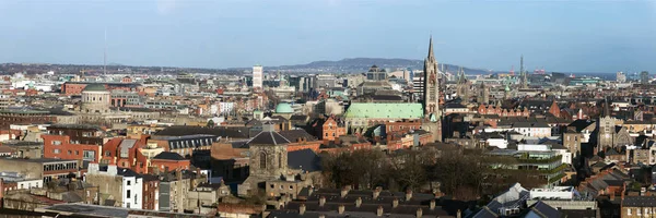 Dublin İrlanda şehir manzarası panorama — Stok fotoğraf