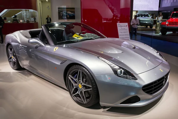 Frankfurt Alemanha Sep 2015 Ferrari California Carro Esportivo Apresentado Salão — Fotografia de Stock