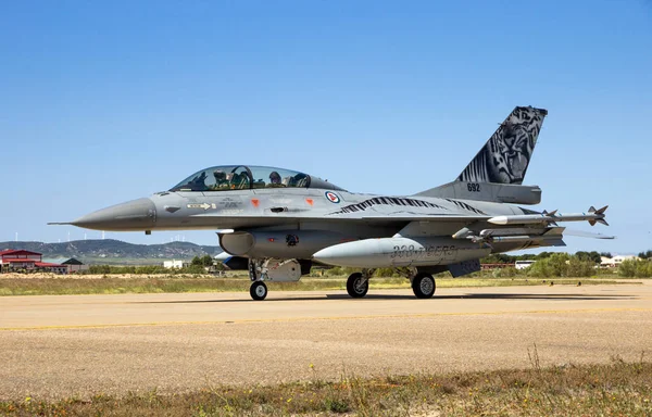Aeronaves militares F-16 — Fotografia de Stock