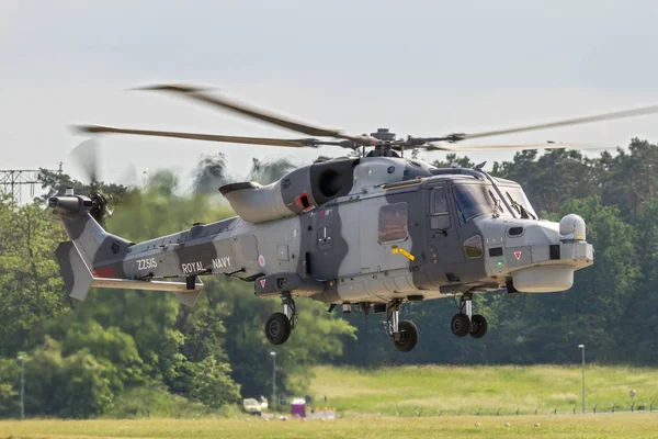 Royal Navy Wildcat vrtulník — Stock fotografie