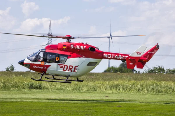 Letecké záchranné sanitku vrtulník — Stock fotografie