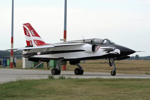 Sırp Hava Kuvvetleri Soko J-22 Orao savaş uçağı — Stok fotoğraf