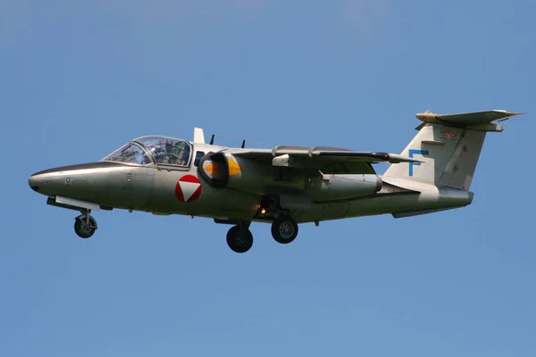 Austrian Air Force SAAB 105 trainer jet — Stock Photo, Image