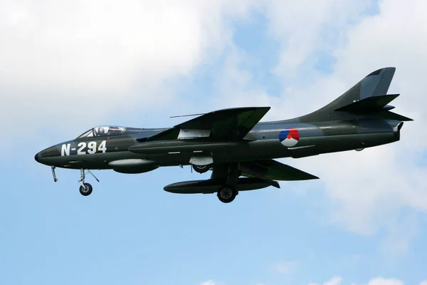 Hawker Hunter jet avcı uçağı — Stok fotoğraf