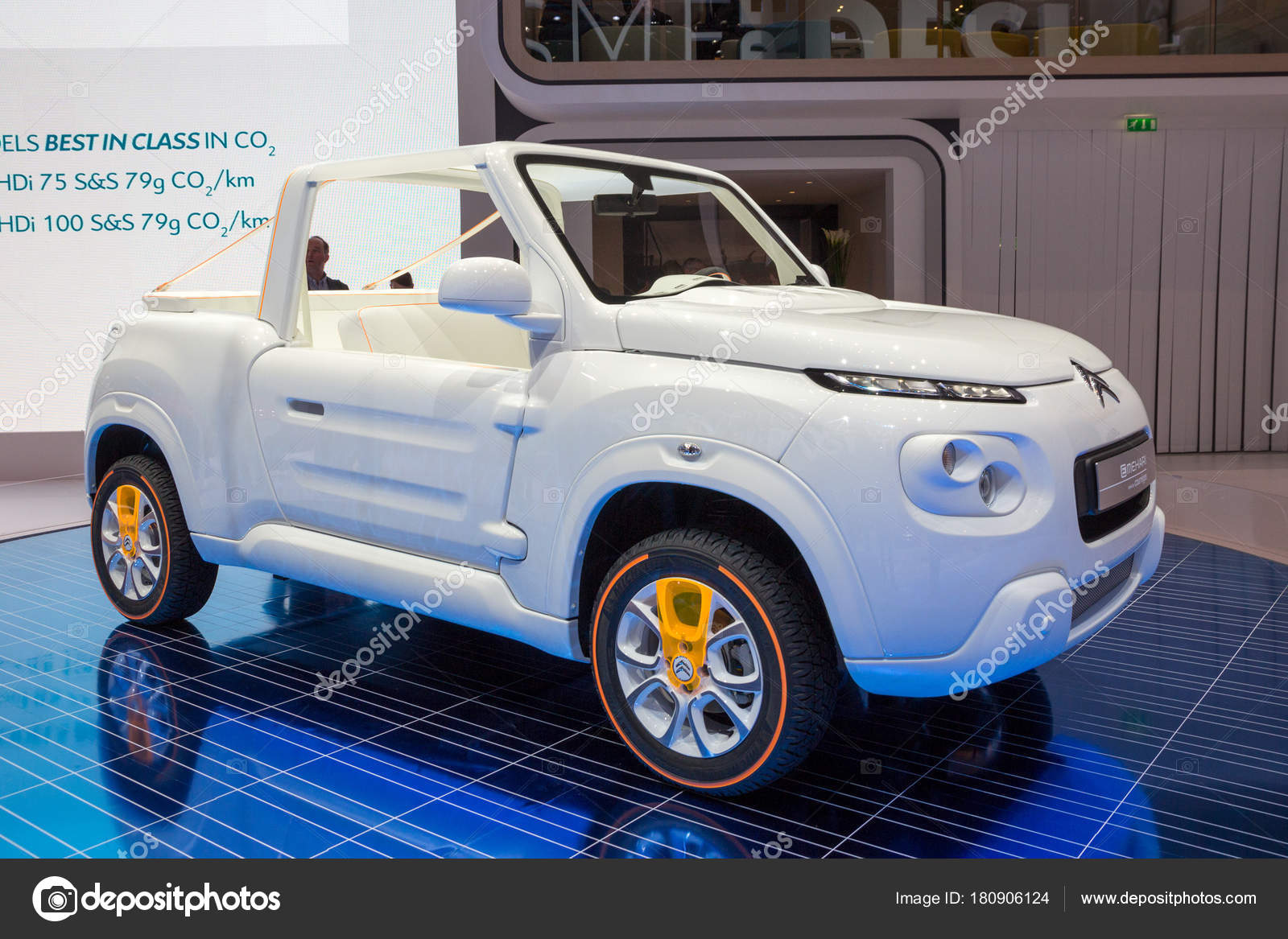 Geneva Switzerland March 16 Citroen Mehari Electric Road Compact Suv Stock Editorial Photo C Foto Vdw