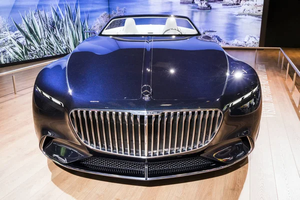 Bruselas Ene 2018 Visión Mercedes Maybach Cabriolet Presentada Salón Del — Foto de Stock