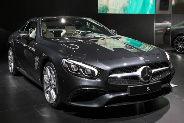 브뤼셀 2018 메르세데스 Amg 스포츠카 브뤼셀 모터쇼에서 — 스톡 사진