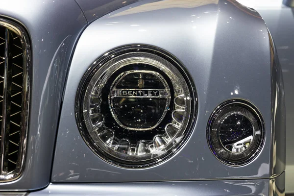 Ginebra Suiza Marzo 2016 Bentley Mulsanne Lujoso Automóvil Presentado 86º — Foto de Stock