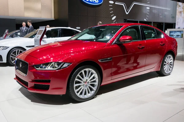 Geneva Sviçre Mart 2016 Jaguar 20D Awd Araba Cenevre Uluslararası — Stok fotoğraf