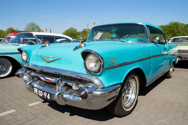 Den Bosch Holandia Maja 2016 Roku Samochód Klasyczne Vintage 1958 — Zdjęcie stockowe