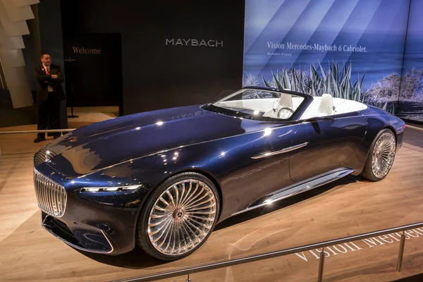 Bruselas Ene 2018 Visión Mercedes Maybach Cabriolet Presentada Salón Del — Foto de Stock