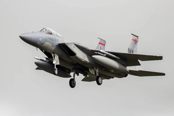 Bize Hava Kuvvetleri F-15 Eagle savaş uçağı — Stok fotoğraf