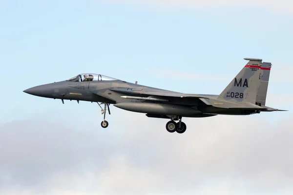 Fuerza Aérea estadounidense F-15 Eagle fighter jet —  Fotos de Stock