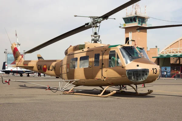 Royal Air Force marokański Uh-1 Huey helikopter — Zdjęcie stockowe