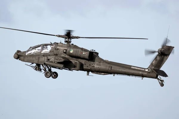 Helicóptero de ataque Boeing AH-64D Apache — Fotografia de Stock