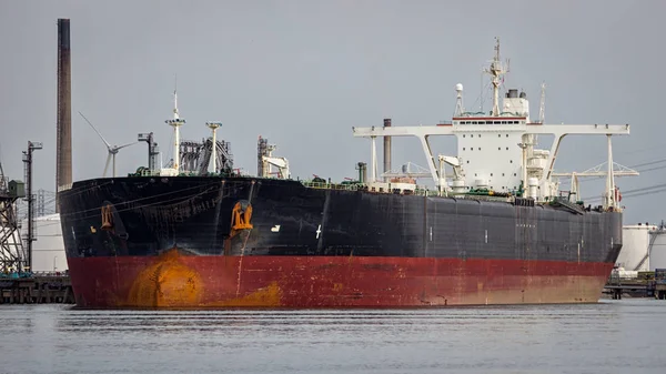 Tartályhajó olaj ipar hajózás — Stock Fotó