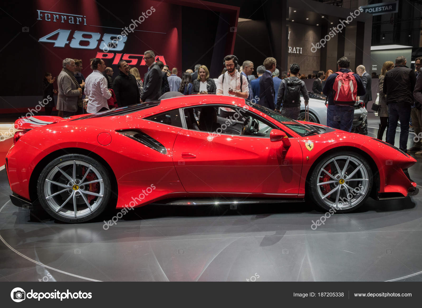 New Ferrari 488 Pista Sports Car Stock Editorial Photo