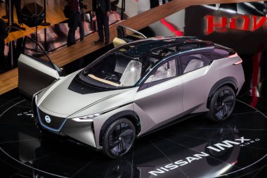 Nissan IMx Kuro electric crossover car clipart