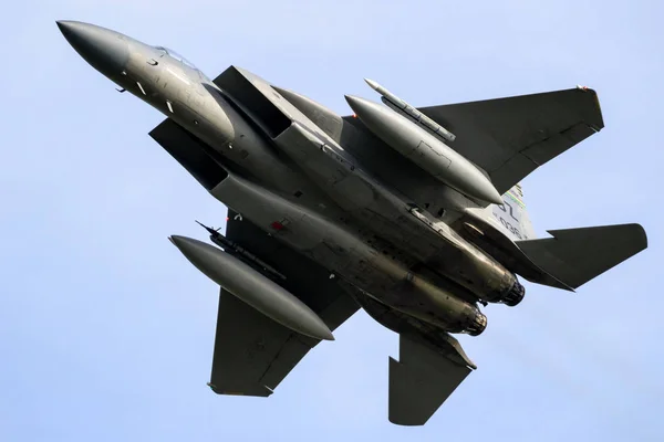 Ons Af F15 Eagle tijdens de vlucht — Stockfoto