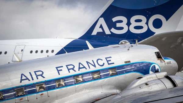 ダコタ エール フランス航空エアバス A380 — ストック写真
