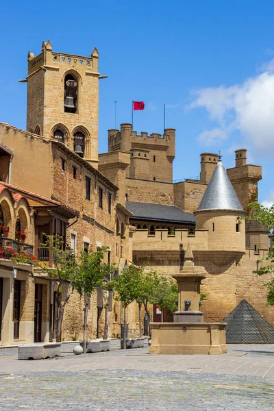 Castle Olite Navarra Spain — 스톡 사진